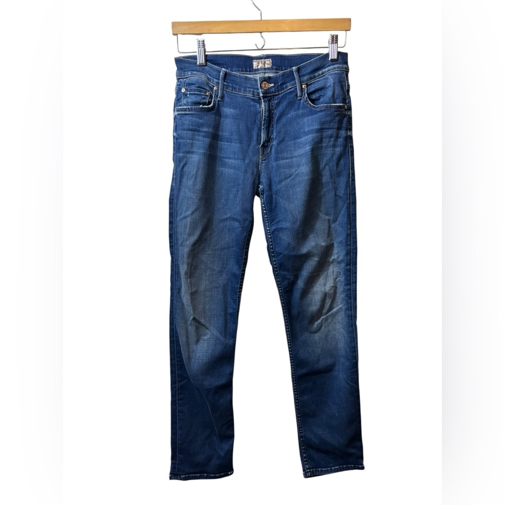 Mother | denim blue jeans the dropout smoke and mirrors 25